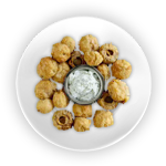 Breaded Garlic Mushrooms 