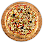 South Indian Garlic Pizza 